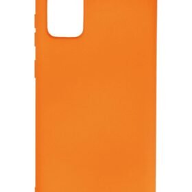 Samsung Galaxy S20 Plus Kılıf Nano içi Kadife Silikon - Turuncu-(5796)