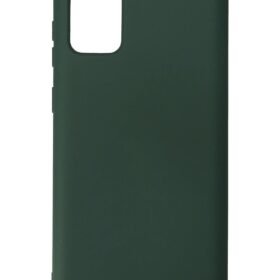 Samsung Galaxy S20 Plus Kılıf Nano içi Kadife Silikon - Koyu Yeşil-(5796)