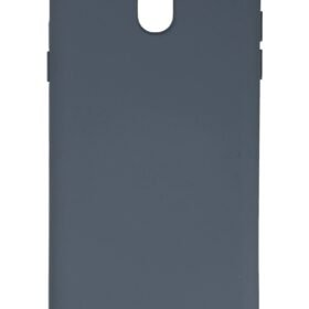 Samsung Galaxy J7 Pro / J730 Kılıf Nano içi Kadife Silikon - Gri-(5796)