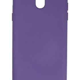 Samsung Galaxy J7 Pro / J730 Kılıf Nano içi Kadife Silikon - Mor-(5796)