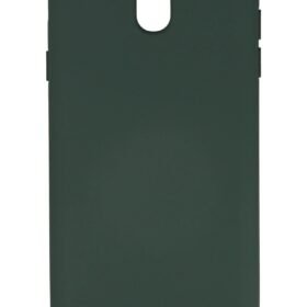 Samsung Galaxy J7 Pro / J730 Kılıf Nano içi Kadife Silikon - Koyu Yeşil-(5796)