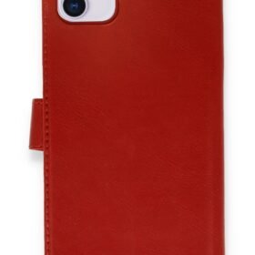 iPhone 12 Mini Kılıf Trend S Plus Kapaklı Kılıf - Kırmızı-(5796)