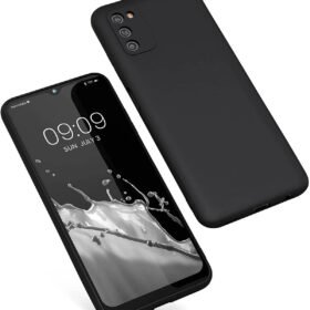 Samsung Galaxy A03S Kılıf First Silikon - Siyah-(5796)