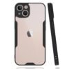 iPhone 13 Kılıf Platin Silikon - Siyah-(5796)