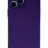 iPhone 13 Pro Kılıf Nano içi Kadife Silikon - Mor-(5796)