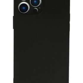 iPhone 13 Pro Max Kılıf Nano içi Kadife Silikon - Siyah-(5796)
