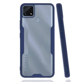 Realme C25 Kılıf Platin Silikon - Lacivert-(5796)