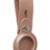 Airtag Askılı Deri Kılıf - Rose Gold-(5796)