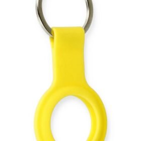 Airtag Silikon Kılıf - Sarı-(5796)