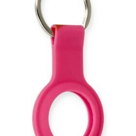 Airtag Silikon Kılıf - Pembe-(5796)