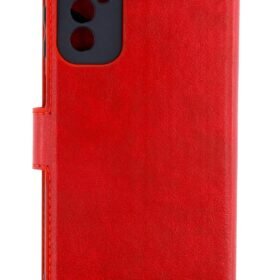 Samsung Galaxy M52 5G Kılıf Trend S Plus Kapaklı Kılıf - Kırmızı-(5796)