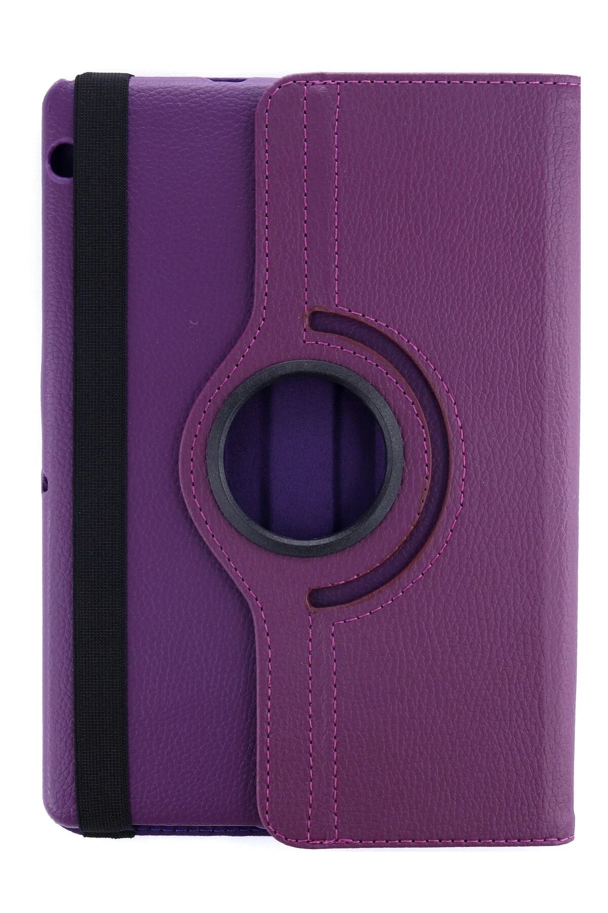 Huawei MediaPad T3 10 / 9.6 Kılıf 360 Tablet Deri Kılıf - Mürdüm-(5796)