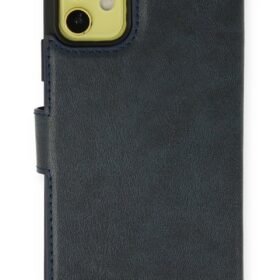 iPhone 13 Mini Kılıf Trend S Plus Kapaklı Kılıf - Lacivert-(5796)