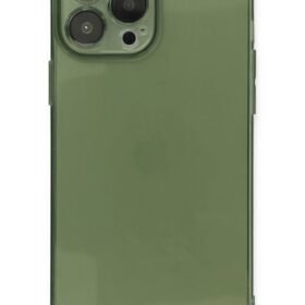iPhone 13 Pro Max Kılıf Fly Lens Silikon - Yeşil-(5796)