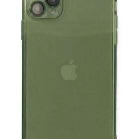 iPhone 11 Pro Max Kılıf Fly Lens Silikon - Yeşil-(5796)