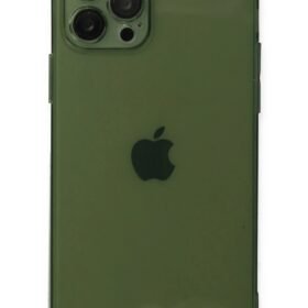 iPhone 12 Pro Kılıf Fly Lens Silikon - Yeşil-(5796)