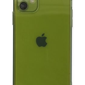 iPhone 12 Kılıf Fly Lens Silikon - Yeşil-(5796)