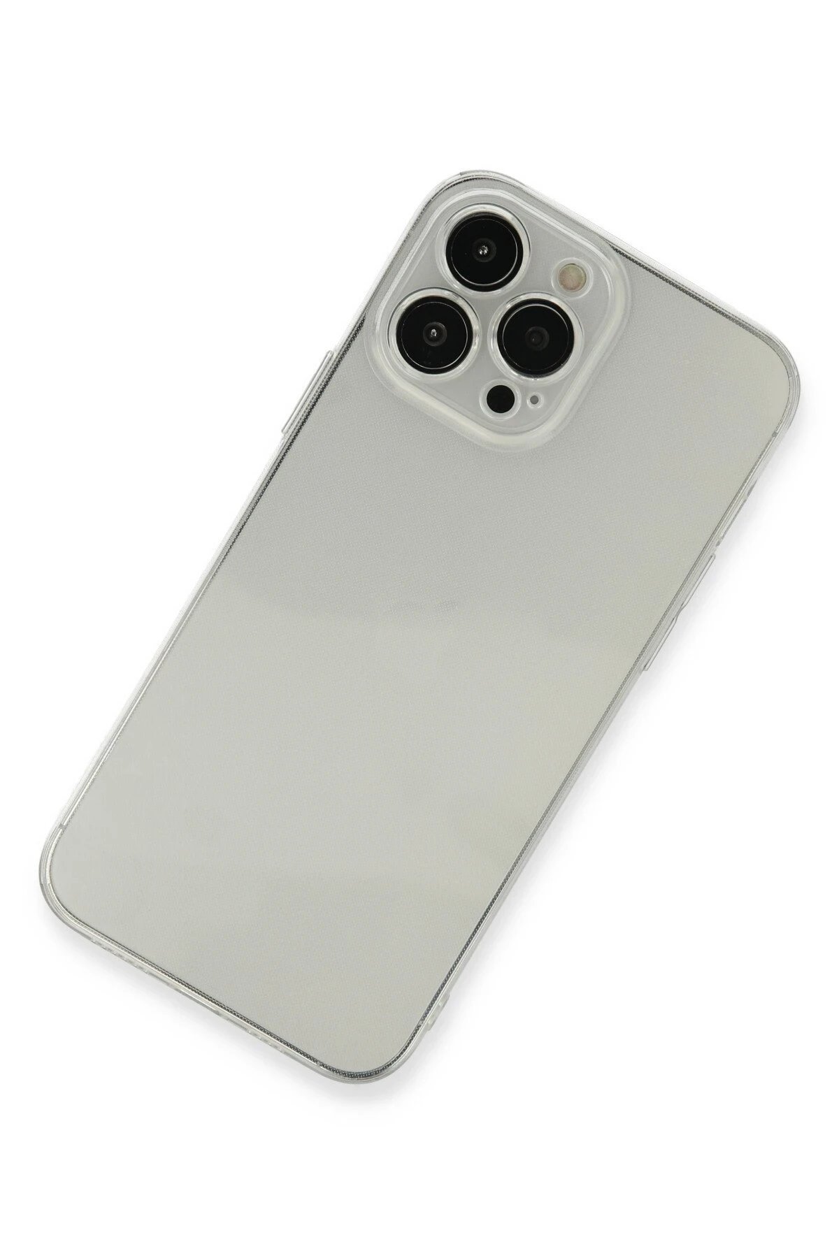 iPhone 13 Pro Kılıf Fly Lens Silikon - Şeffaf-(5796) - Görsel 3