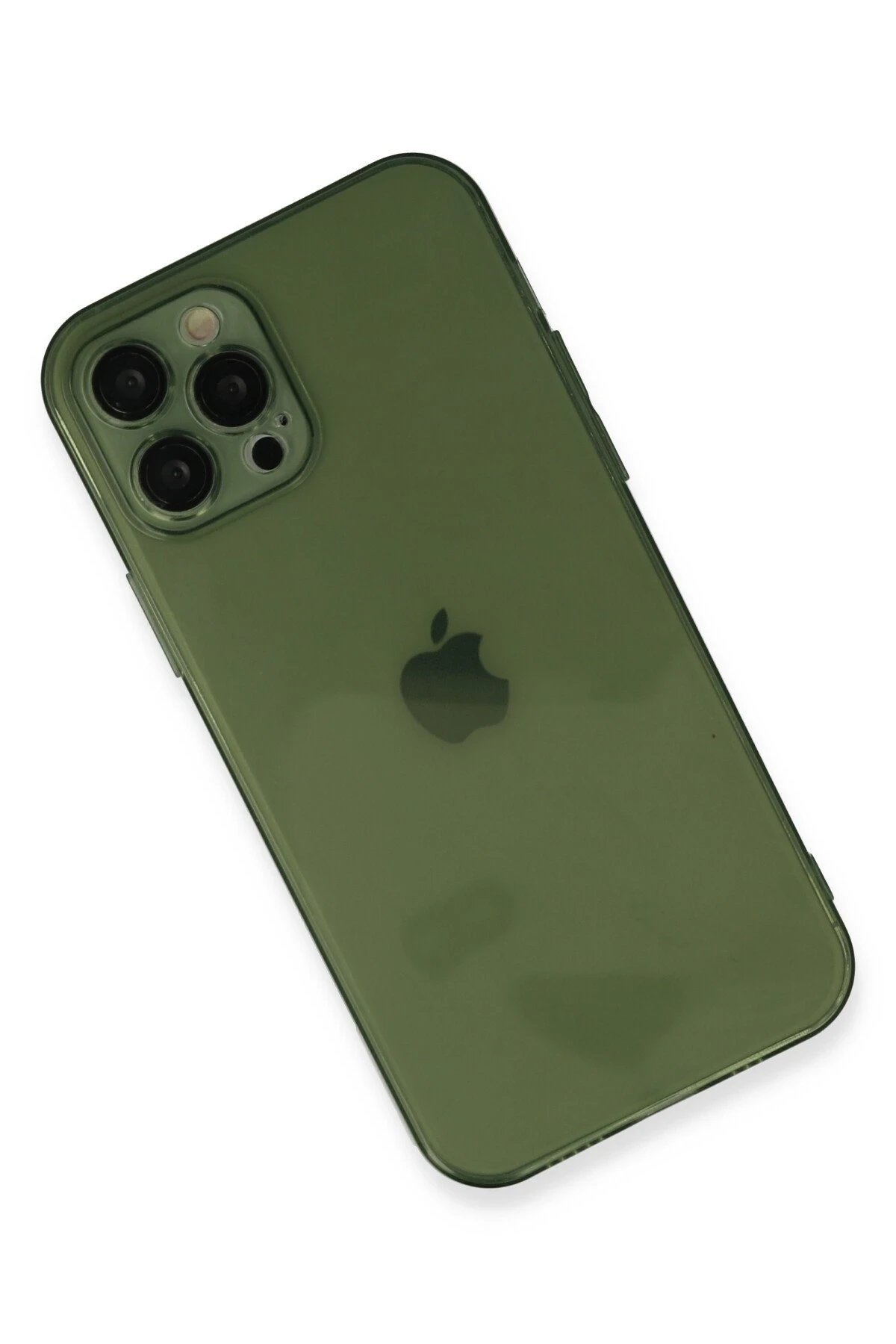 iPhone 12 Pro Max Kılıf Fly Lens Silikon - Yeşil-(5796) - Görsel 3