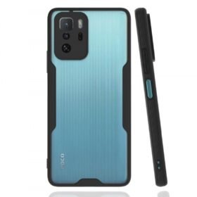Xiaomi Poco X3 GT Kılıf Platin Silikon - Siyah-(5796)
