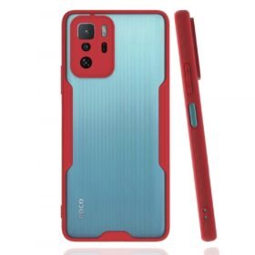 Xiaomi Poco X3 GT Kılıf Platin Silikon - Kırmızı-(5796)