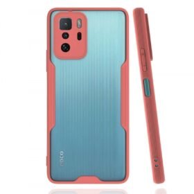 Xiaomi Poco X3 GT Kılıf Platin Silikon - Pembe-(5796)