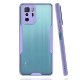 Xiaomi Poco X3 GT Kılıf Platin Silikon - Lila-(5796)