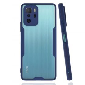 Xiaomi Poco X3 GT Kılıf Platin Silikon - Lacivert-(5796)