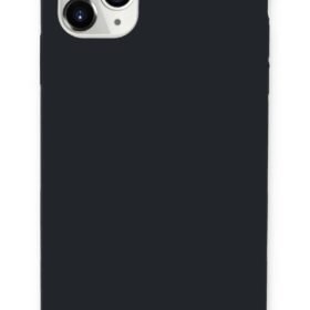 iPhone 11 Pro Kılıf Lansman Legant Silikon - Koyu Gri-(5796)
