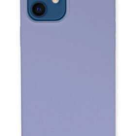 iPhone 12 Kılıf Lansman Legant Silikon - Lila-(5796)