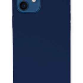 iPhone 12 Kılıf Lansman Legant Silikon - Lacivert-(5796)