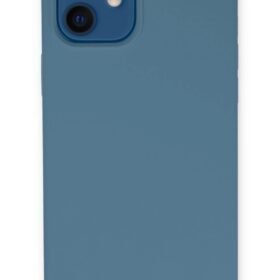 iPhone 12 Kılıf Lansman Legant Silikon - Açık Mavi-(5796)