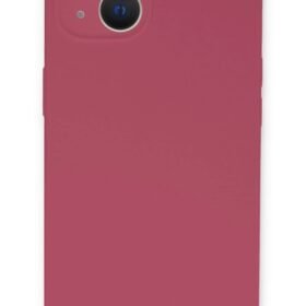 iPhone 13 Mini Kılıf Lansman Legant Silikon - Fuşya-(5796)