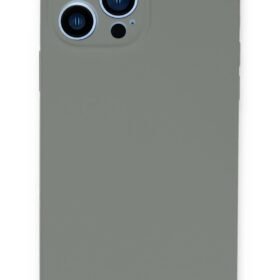 iPhone 13 Pro Max Kılıf Lansman Legant Silikon - Gri-(5796)