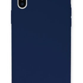 iPhone XS Max Kılıf Lansman Legant Silikon - Lacivert-(5796)