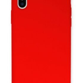 iPhone XS Max Kılıf Lansman Legant Silikon - Kırmızı-(5796)