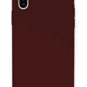 iPhone XS Max Kılıf Lansman Legant Silikon - Bordo-(5796)