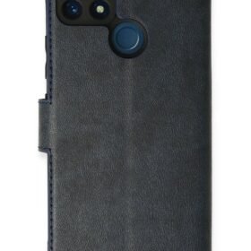Realme C25 Kılıf Trend S Plus Kapaklı Kılıf - Lacivert-(5796)