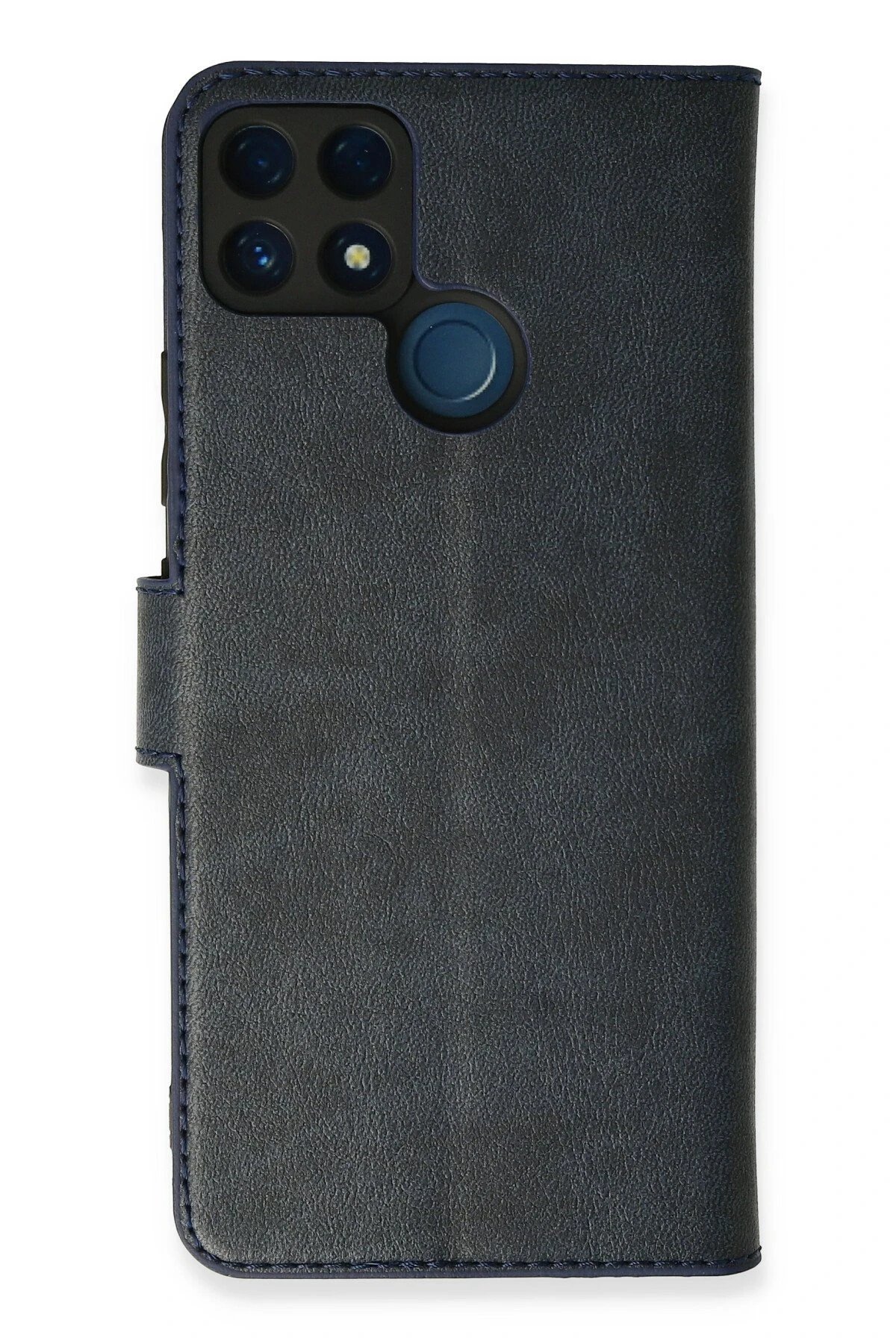 Realme C25 Kılıf Trend S Plus Kapaklı Kılıf - Lacivert-(5796)