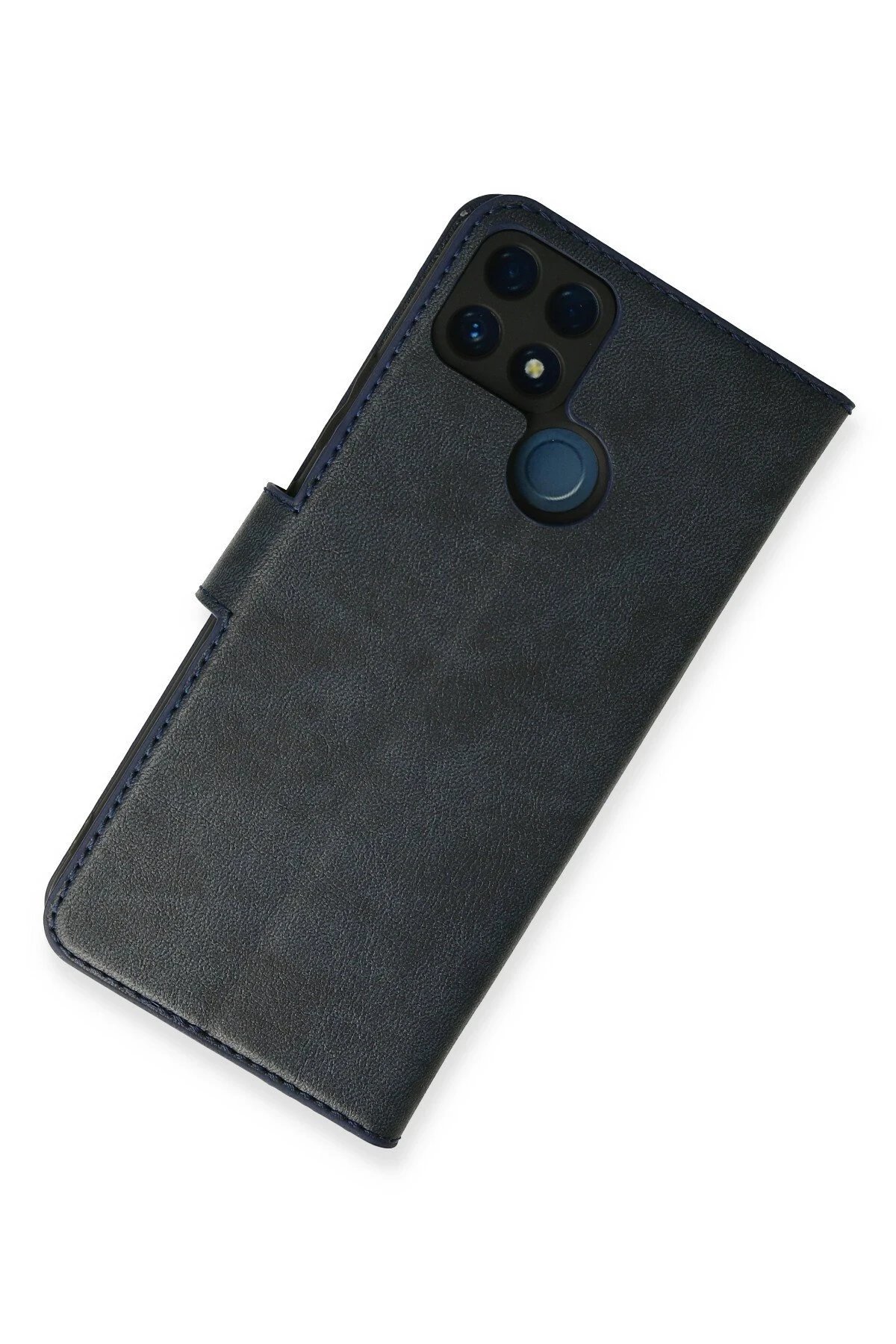 Realme C25 Kılıf Trend S Plus Kapaklı Kılıf - Lacivert-(5796) - Görsel 2