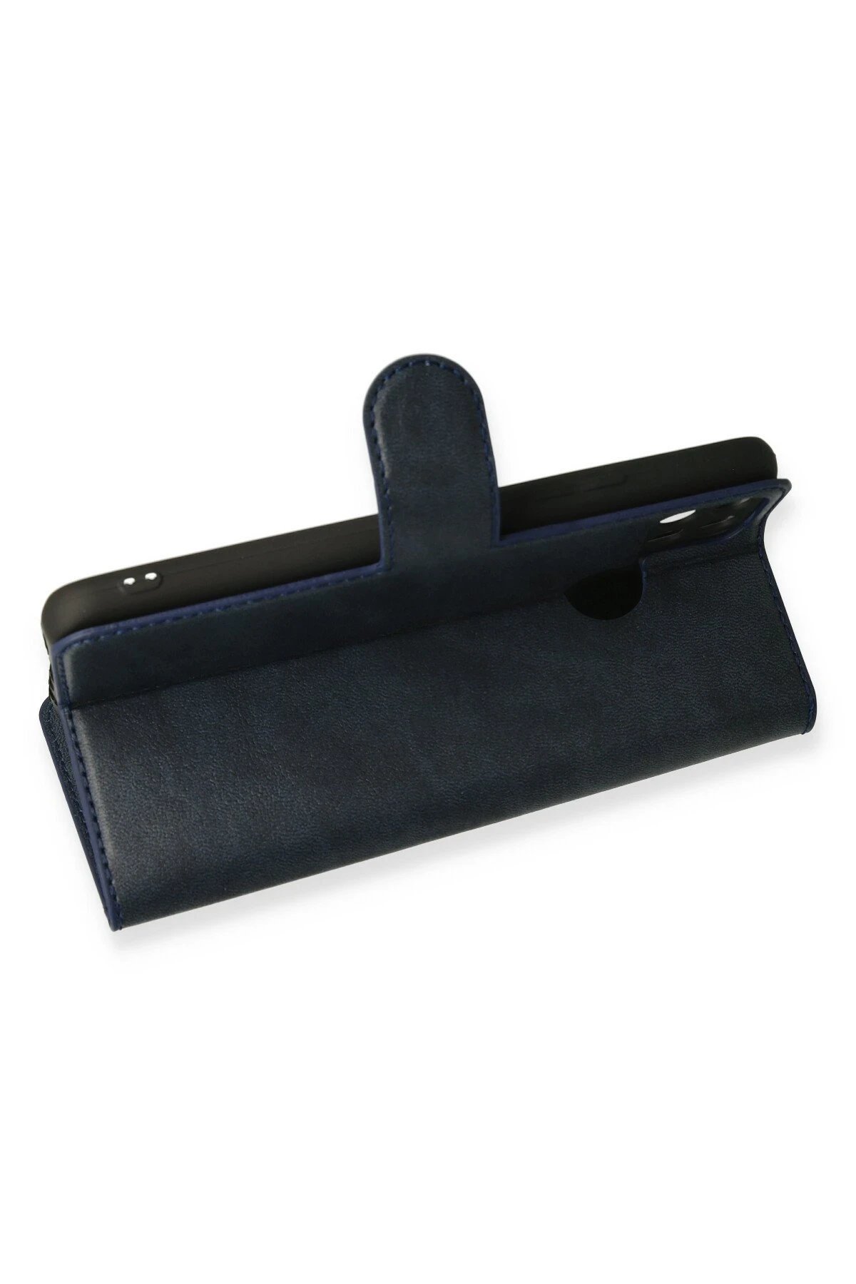 Realme C25 Kılıf Trend S Plus Kapaklı Kılıf - Lacivert-(5796) - Görsel 3