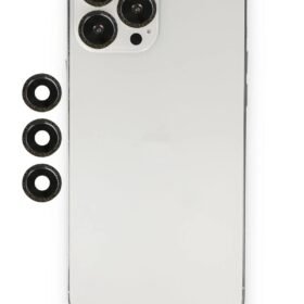 iPhone 12 Pro Shine Kamera Lens - Siyah-(5796)