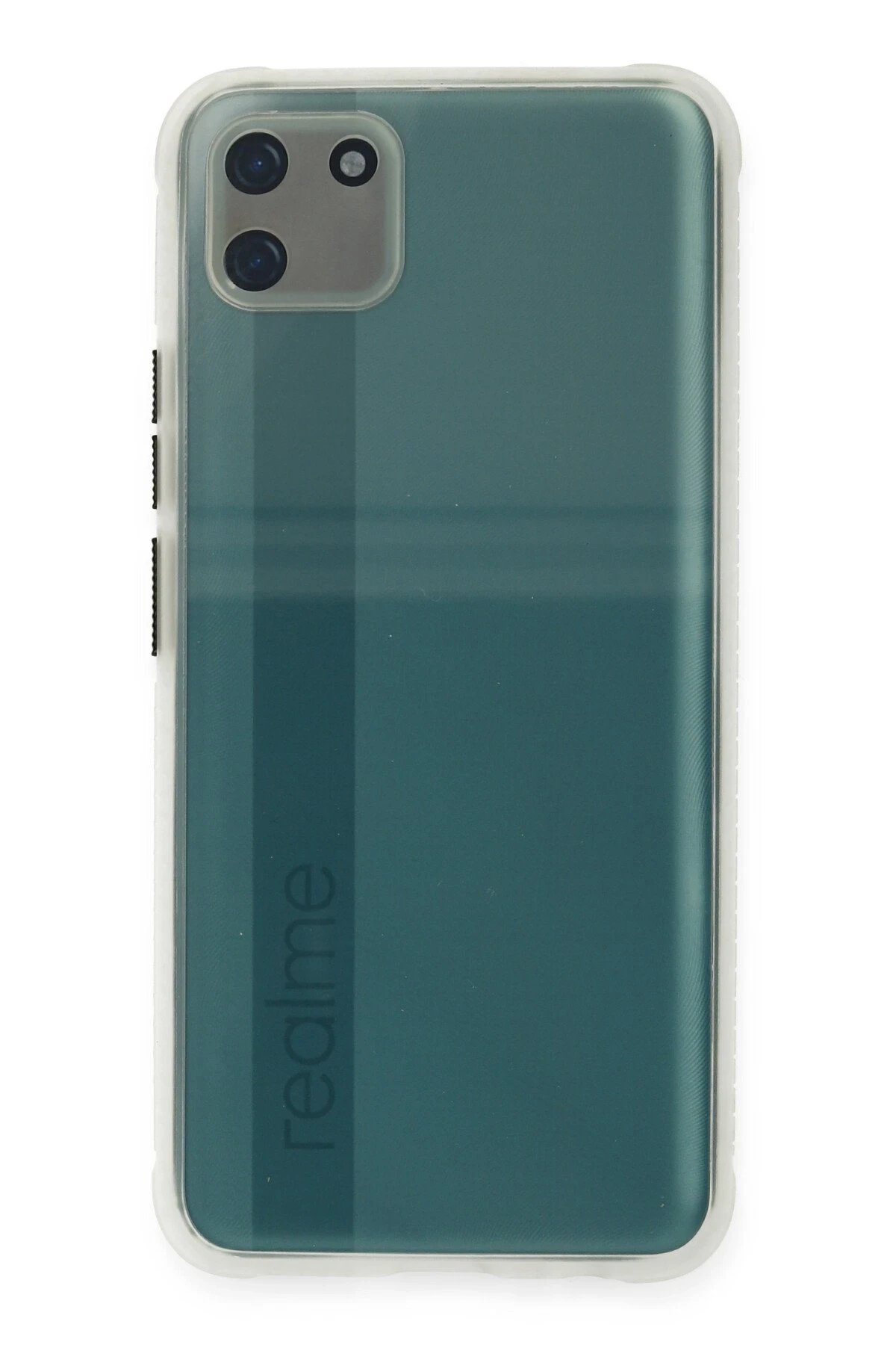 Realme C11 Kılıf Miami Şeffaf Silikon - Şeffaf-(5796) - Görsel 2