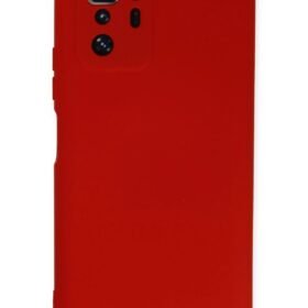 Xiaomi Poco X3 GT Kılıf Nano içi Kadife Silikon - Kırmızı-(5796)