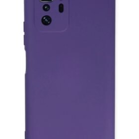 Xiaomi Poco X3 GT Kılıf Nano içi Kadife Silikon - Mor-(5796)