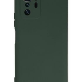 Xiaomi Poco X3 GT Kılıf Nano içi Kadife Silikon - Koyu Yeşil-(5796)