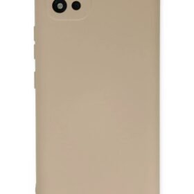 Realme C11 2021 Kılıf Nano içi Kadife Silikon - Pudra-(5796)
