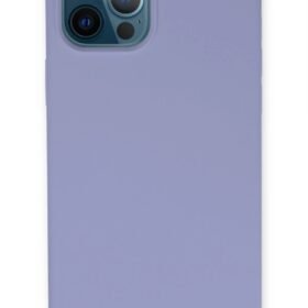 iPhone 12 Pro Kılıf Lansman Legant Silikon - Lila-(5796)