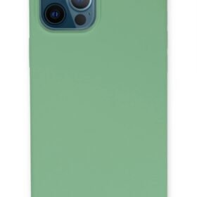 iPhone 12 Pro Kılıf Lansman Legant Silikon - Yeşil-(5796)