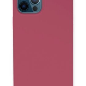 iPhone 12 Pro Kılıf Lansman Legant Silikon - Fuşya-(5796)